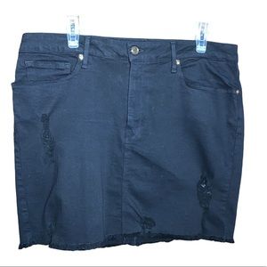 Plus Size Good American Denim Skirt
